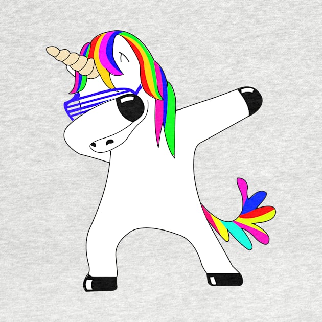 Dabbing Unicorn by ChrisWilson